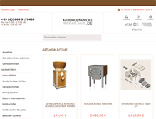 Tablet Screenshot of muehlenprofi.de